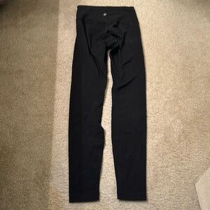 Black lululemon leggings size 2